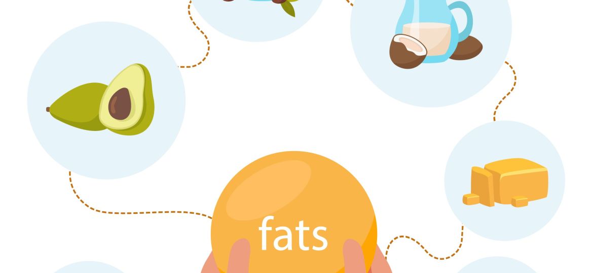 Macronutrients Flat Compositions Set