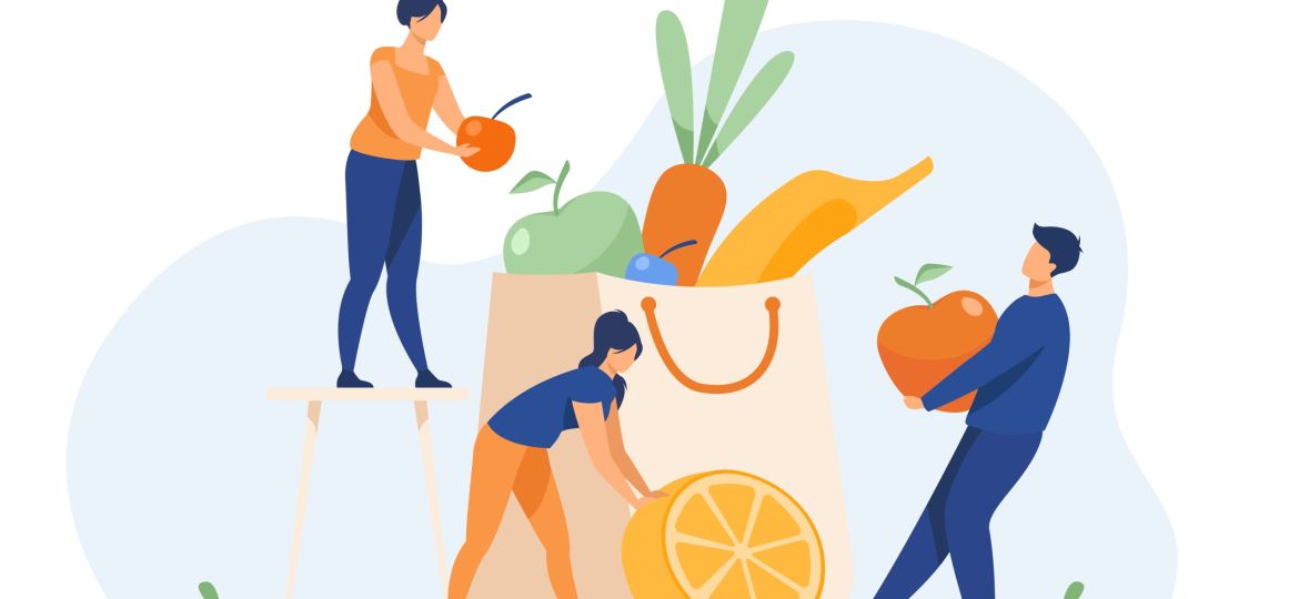 People keeping healthy diet